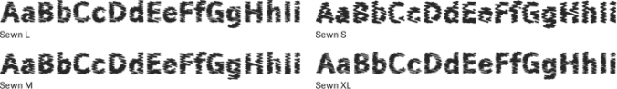 Sewn Font Preview