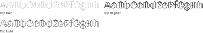 Clip Font Preview