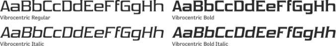 Vibrocentric font download