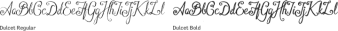 Dulcet Font Preview