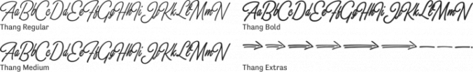 Thang Font Preview