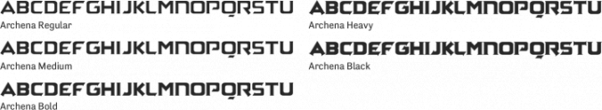 Archena Font Preview