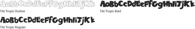 Tiki Tropic font download