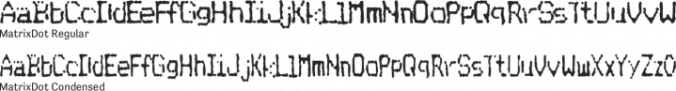 MatrixDot font download