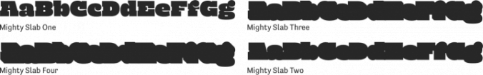 Mighty Slab Font Preview