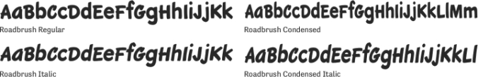 Roadbrush font download