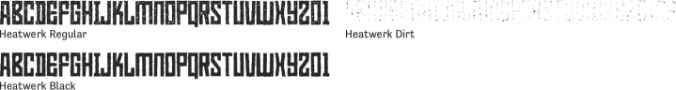 Heatwerk Font Preview