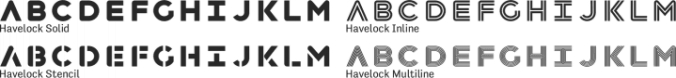 Havelock font download