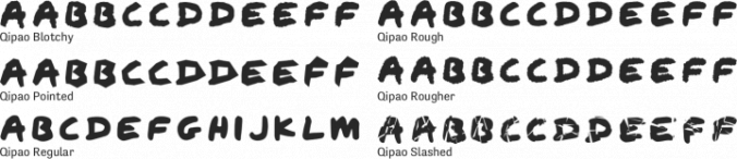 Qipao Font Preview
