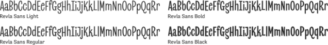 Revla Sans Font Preview