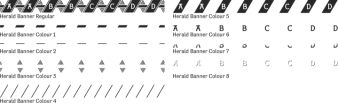 Herald Banner Font Preview