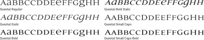 Questal Font Preview