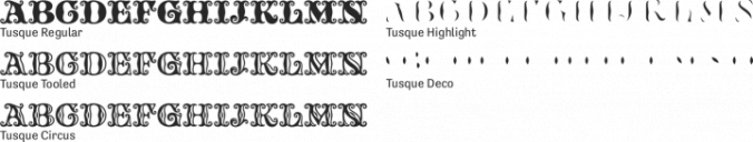 Tusque Font Preview