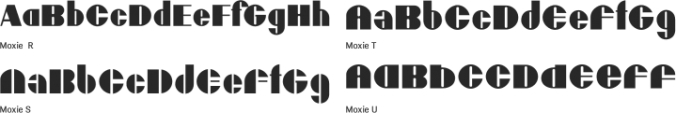 Moxie Font Preview