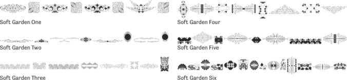 Soft Garden Font Preview