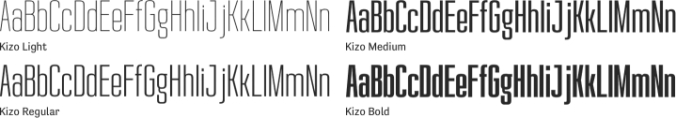 Kizo Font Preview