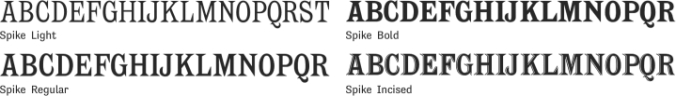 Spike Font Preview
