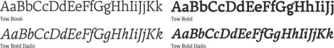 Tow Font Preview