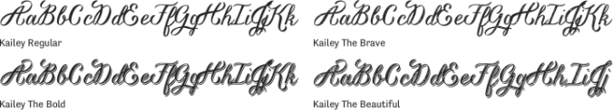 Kailey Font Preview
