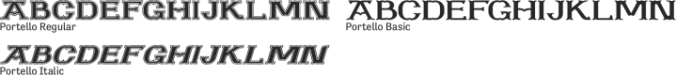 Portello Font Preview