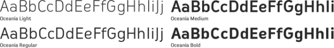 Oceania Font Preview