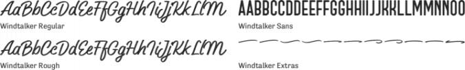 Windtalker Font Preview