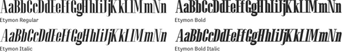 Etymon Font Preview