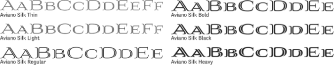 Aviano Silk Font Preview