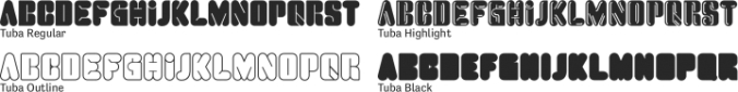 Tuba Font Preview