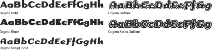 Dogma Font Preview