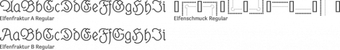 Elfen-Fraktur Font Preview
