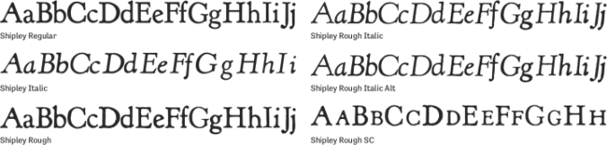 Shipley Font Preview