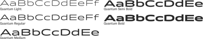 Quantum Font Preview