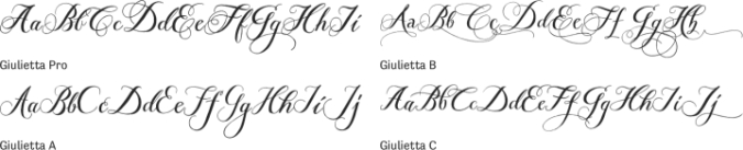 Giulietta Font Preview