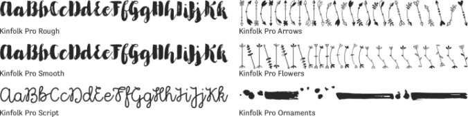 Kinfolk Pro Font Preview