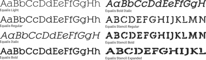 Equalis Font Preview