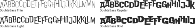 DoubleBass Font Preview