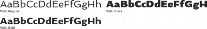 Vidal Font Preview