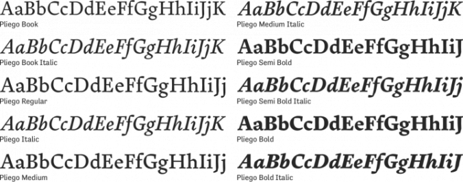 Pliego Font Preview