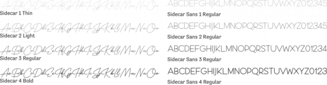 Sidecar Font Preview