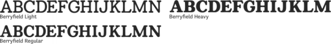 Berryfield Font Preview