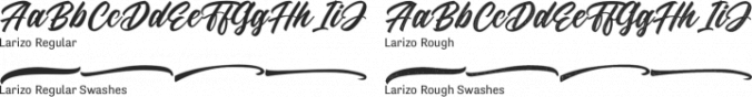 Larizo Font Preview