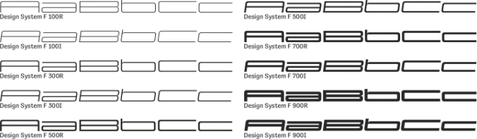 Design System F font download