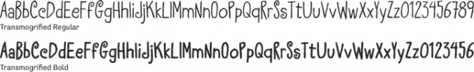Transmogrified Font Preview