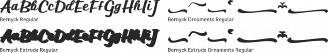 Bernyck Font Preview