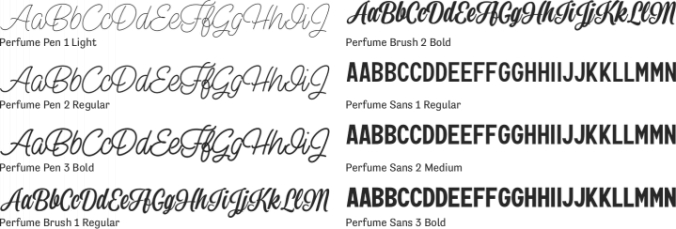 Perfume Font Preview