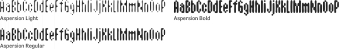 Aspersion Font Preview