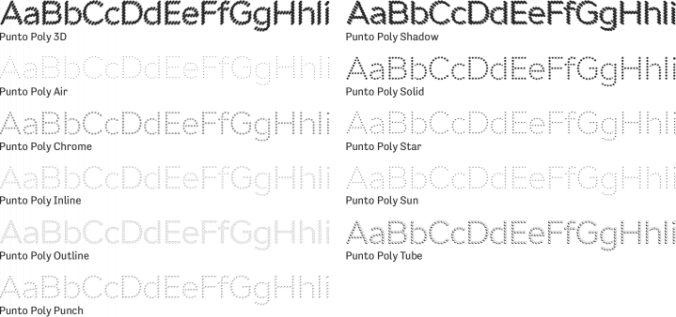 Punto Poly Font Preview