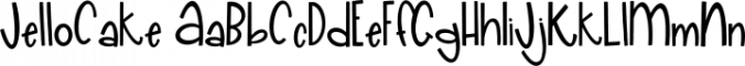JelloCake Font Preview