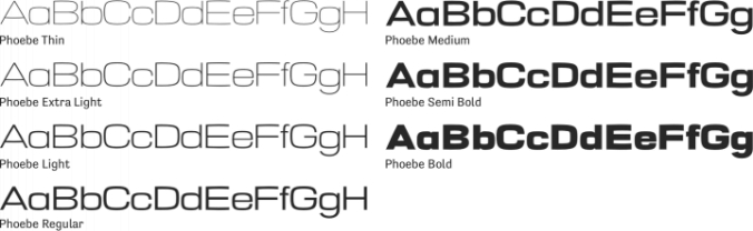 Phoebe Font Preview